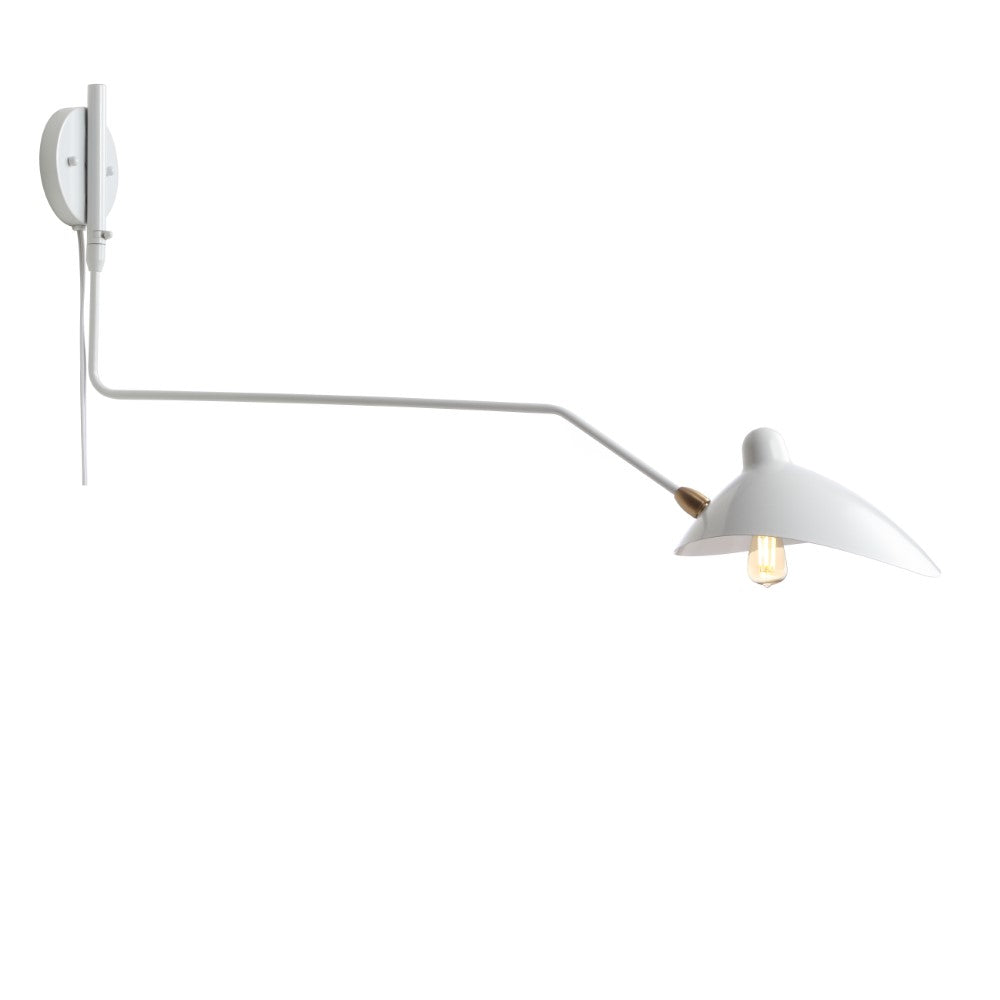 Toklas 35" Iron Retro Swing LED Wall Sconce