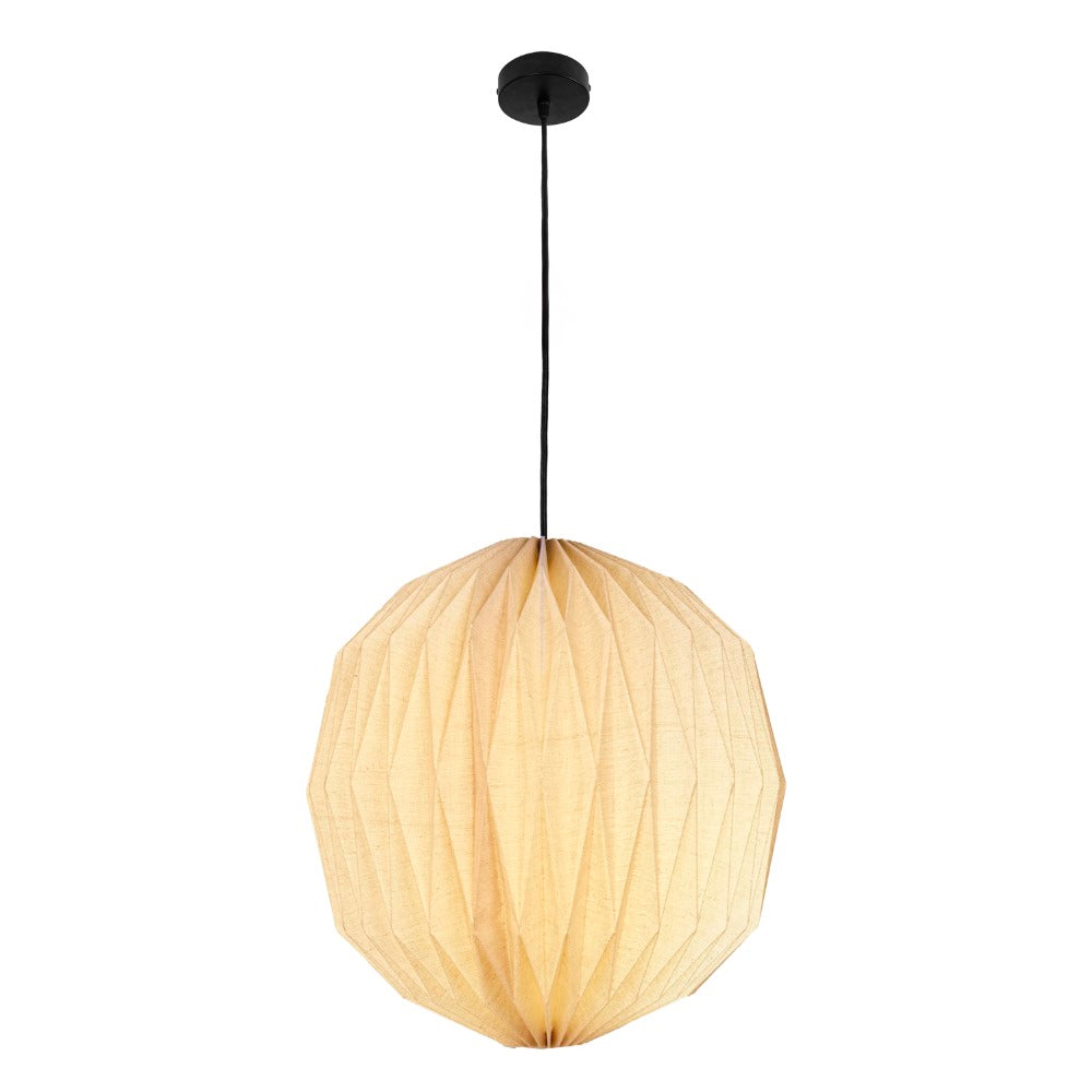 Dune 15.75" Modern Vintage Orb Honeycomb Shade LED Pendant Light