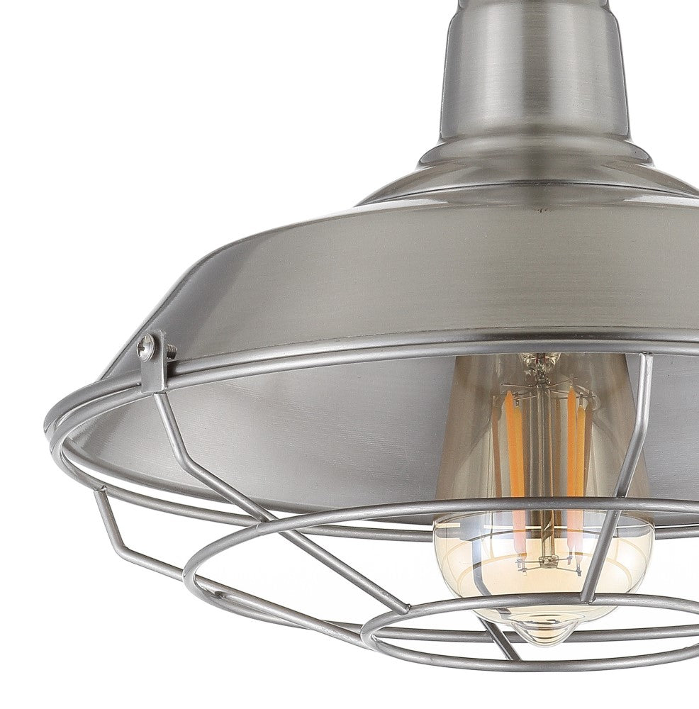 Lennox 10.2" Metal LED Semi-Flush Mount