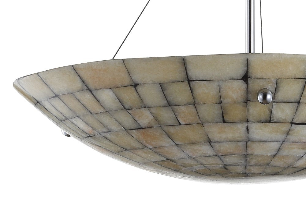 Lovebird 24" Marble/Metal LED Chandelier