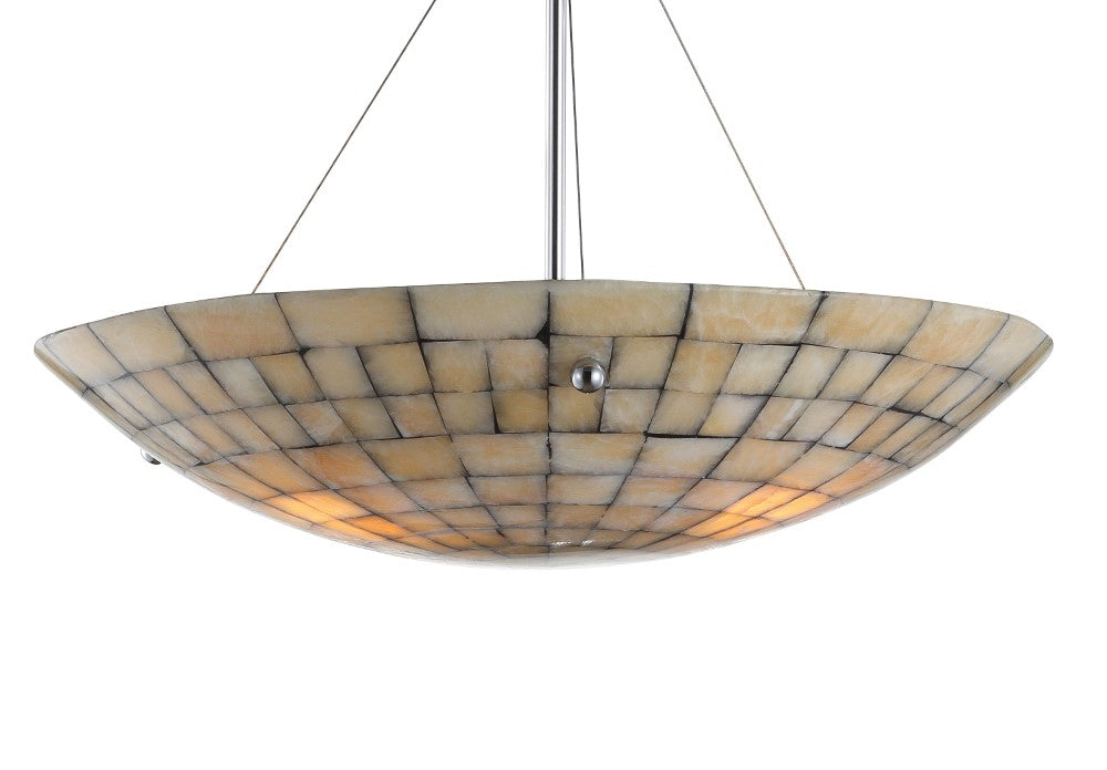 Lovebird 24" Marble/Metal LED Chandelier