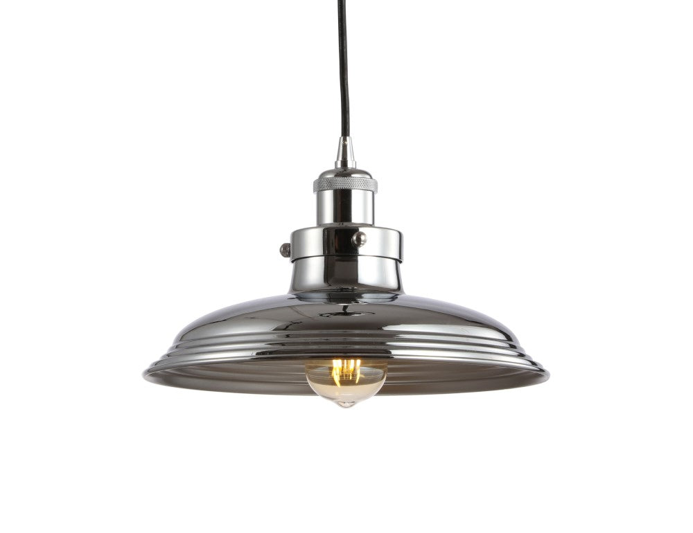 Stowe 11" Adjustable Iron Industrial Rustic LED Pendant