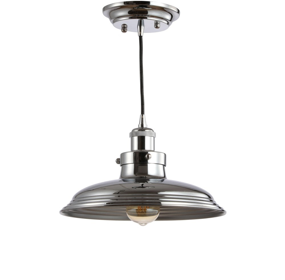 Stowe 11" Adjustable Iron Industrial Rustic LED Pendant