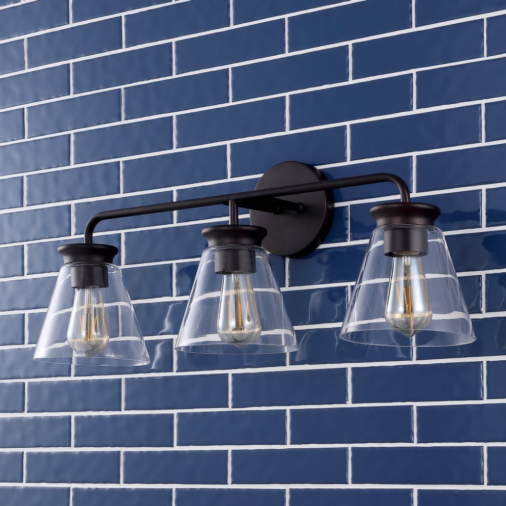 Mabel Modern Farmhouse Iron LED Vanity