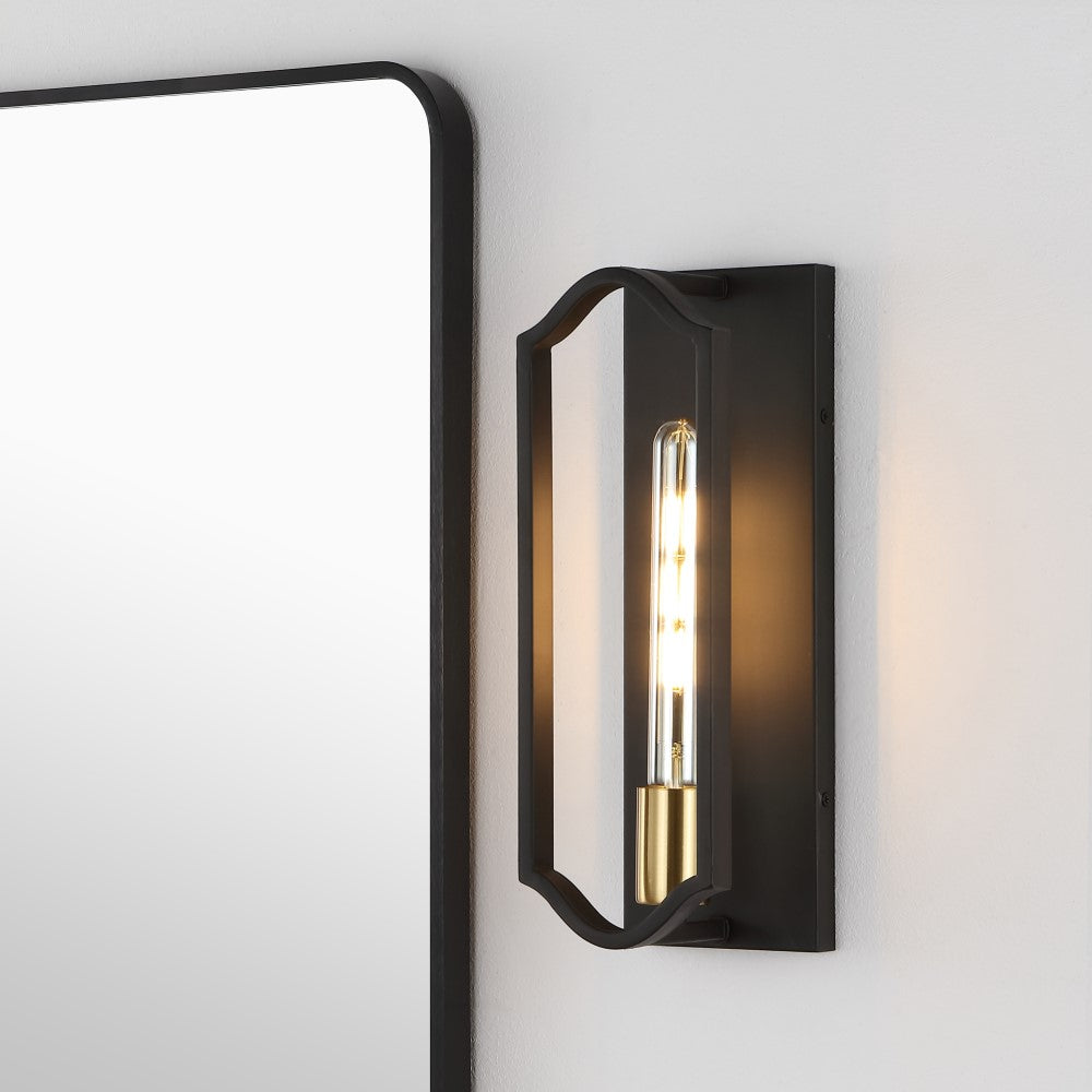 Delmar 4.75" Modern Bohemian Iron LED Sconce
