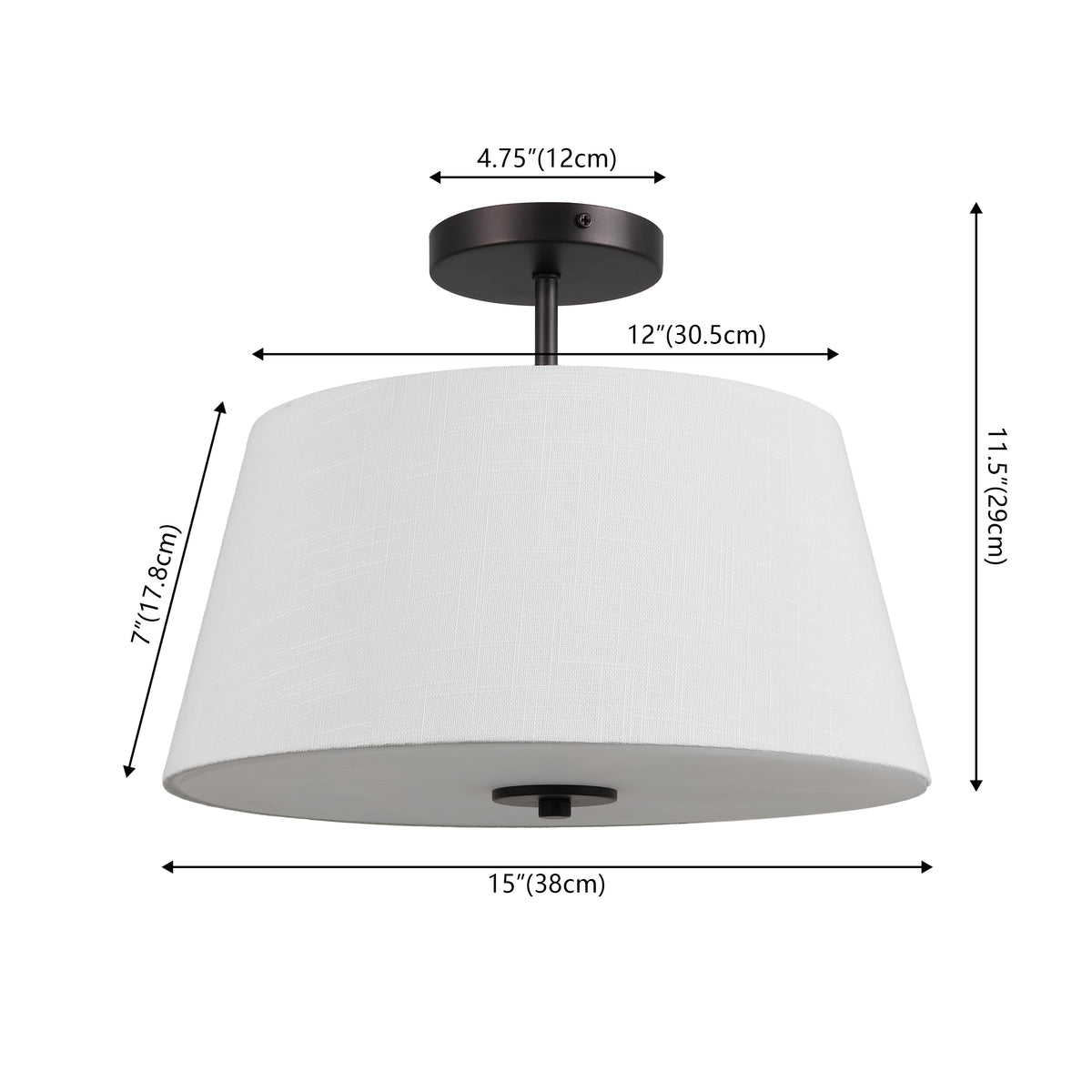 Thompson 52" Bohemian Industrial Iron/Plastic Mobile-App/Remote-Controlled 6-Speed Palm Blade Ceiling Fan