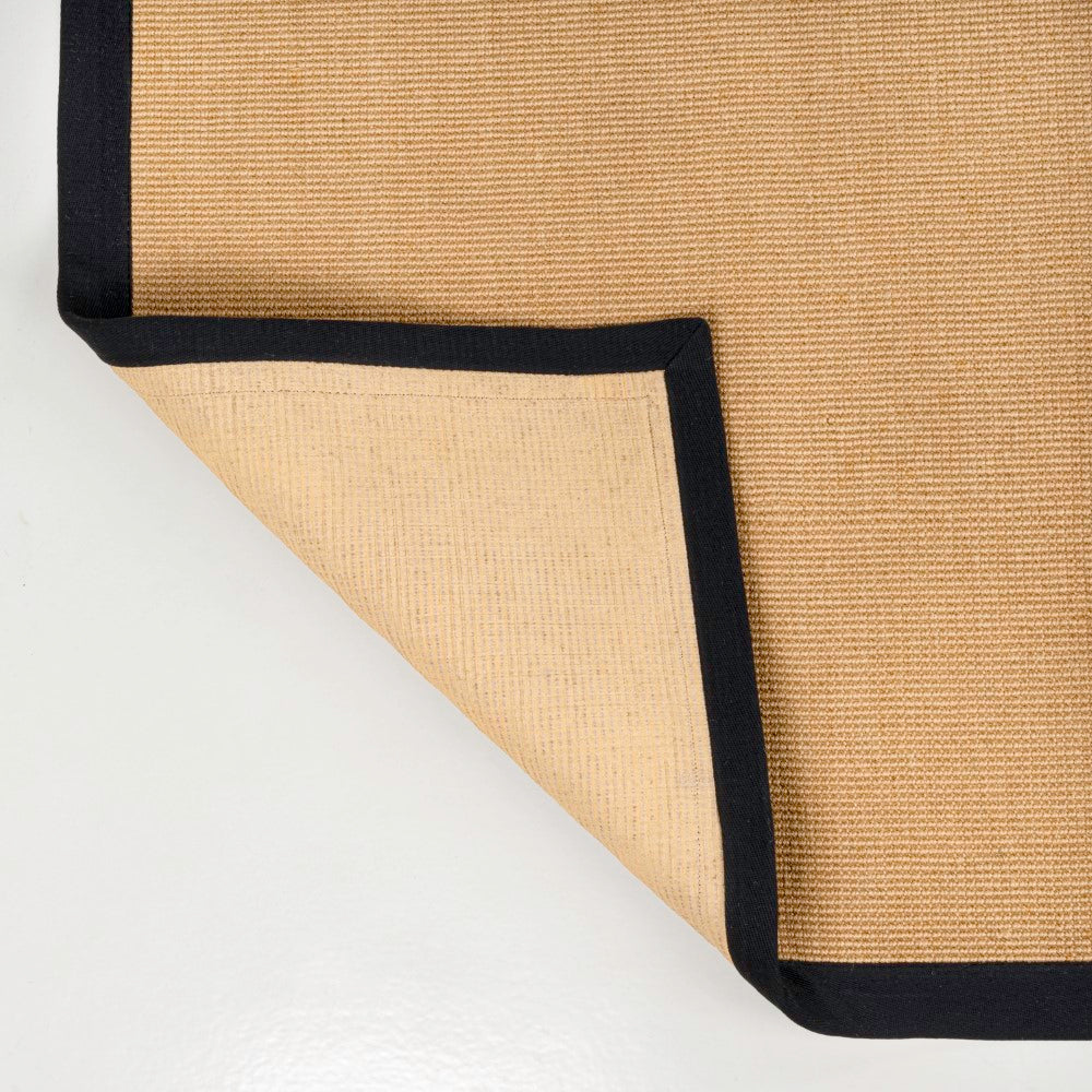 Fyus Farmhouse Cottage Border Jute Area Rug