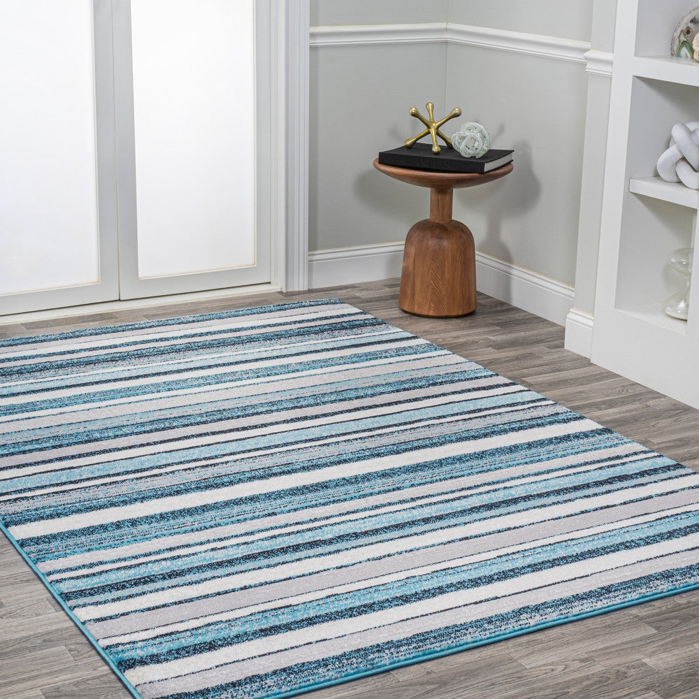 Wisteria Beach Striped Area Rug