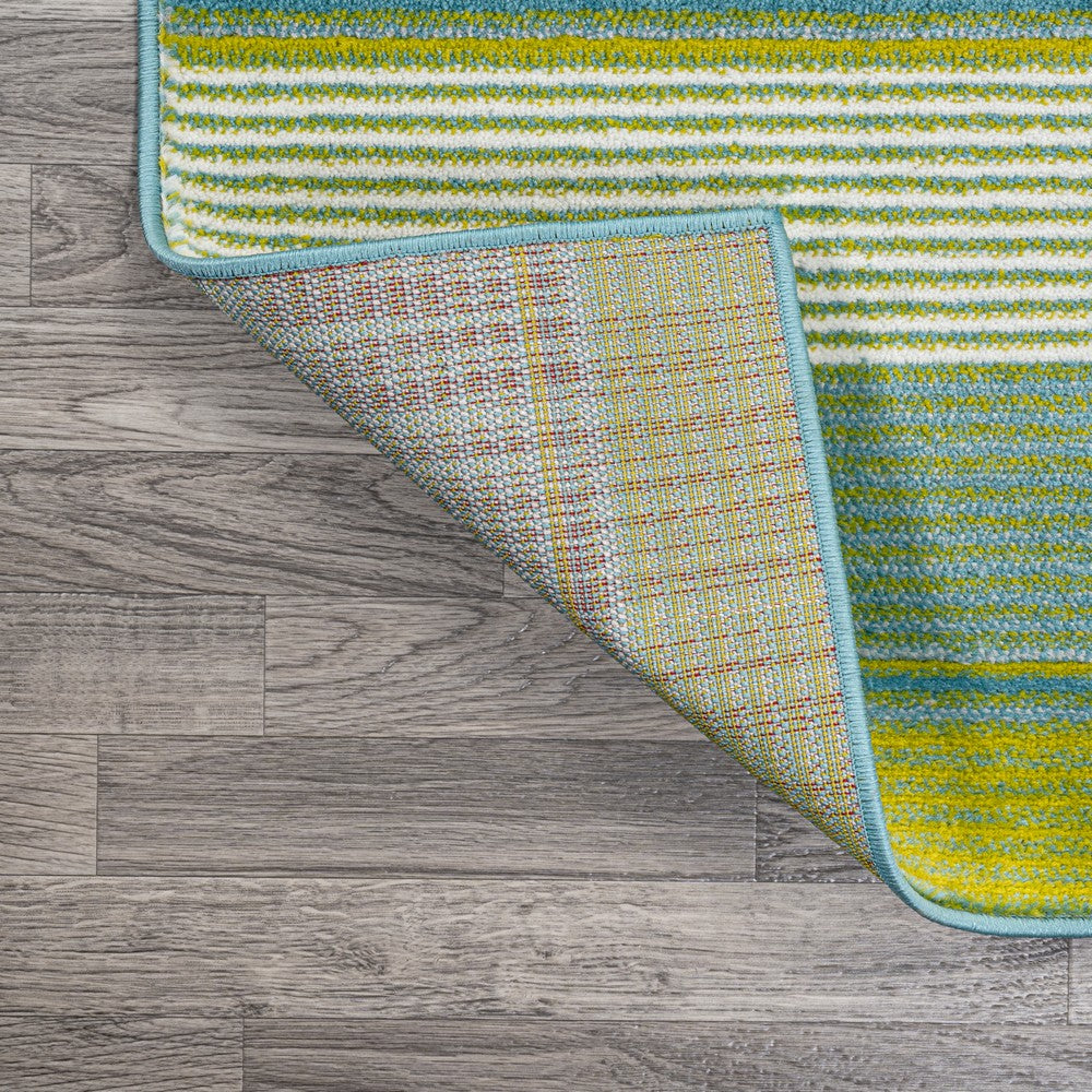 Plymouth Gradient Ticking Striped Area Rug