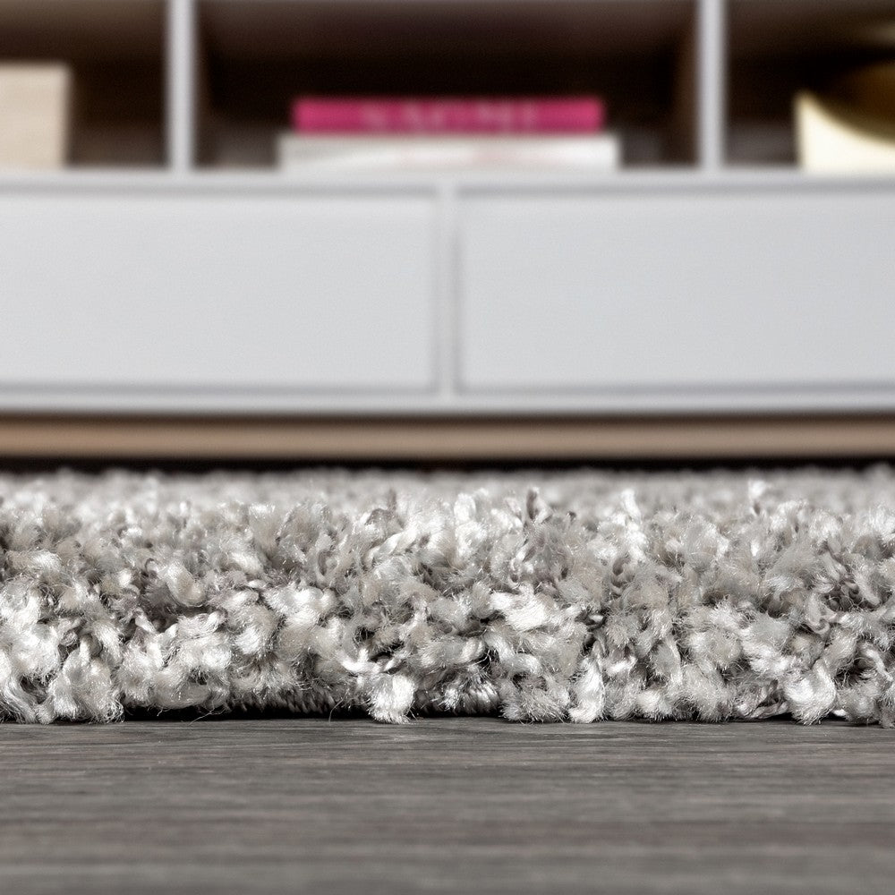 Denver Mercer Shag Plush Tassel Area Rug