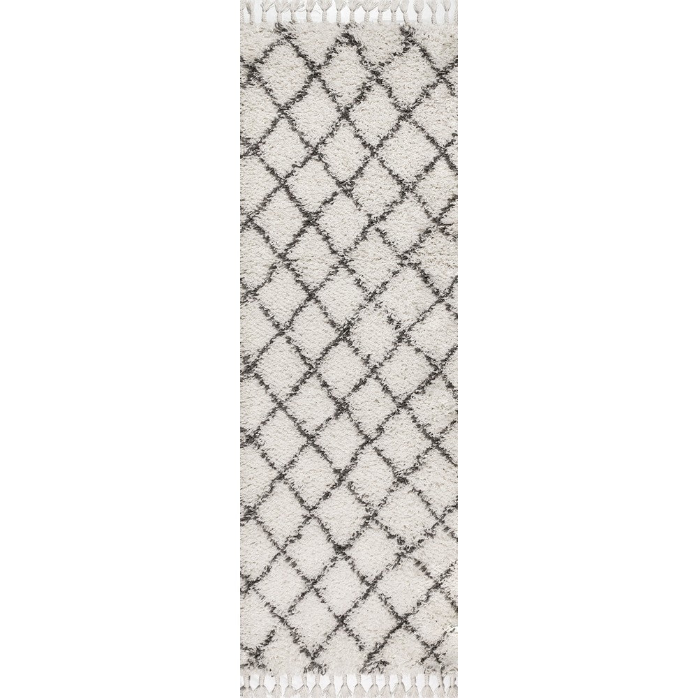 Wyoming Mercer Shag Plush Tassel Area Rug