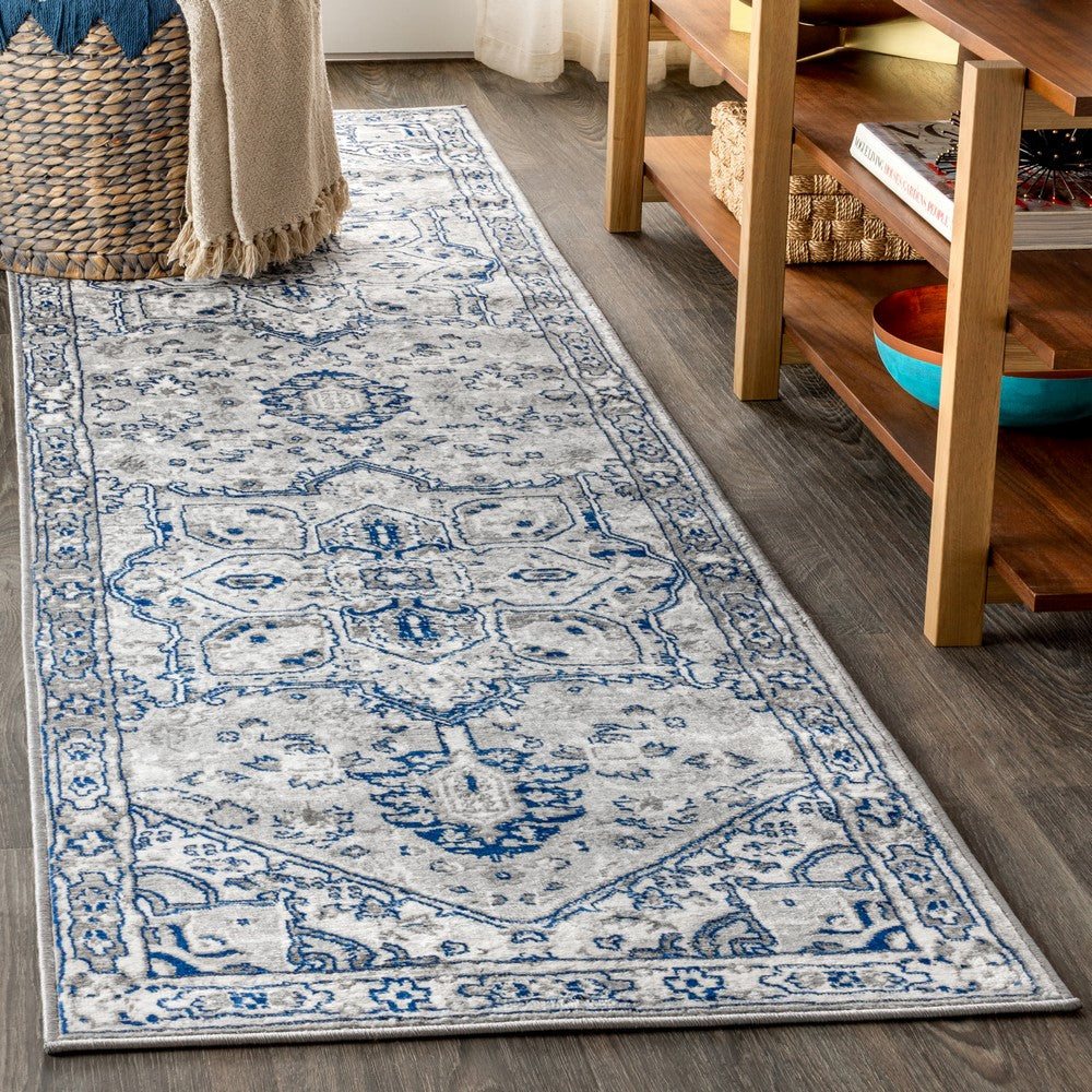 Morioka Modern Persian Vintage Medallion Area Rug