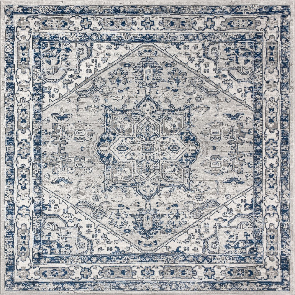 Morioka Modern Persian Vintage Medallion Area Rug