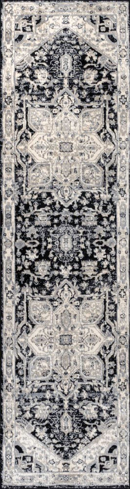 Morioka Modern Persian Vintage Medallion Area Rug