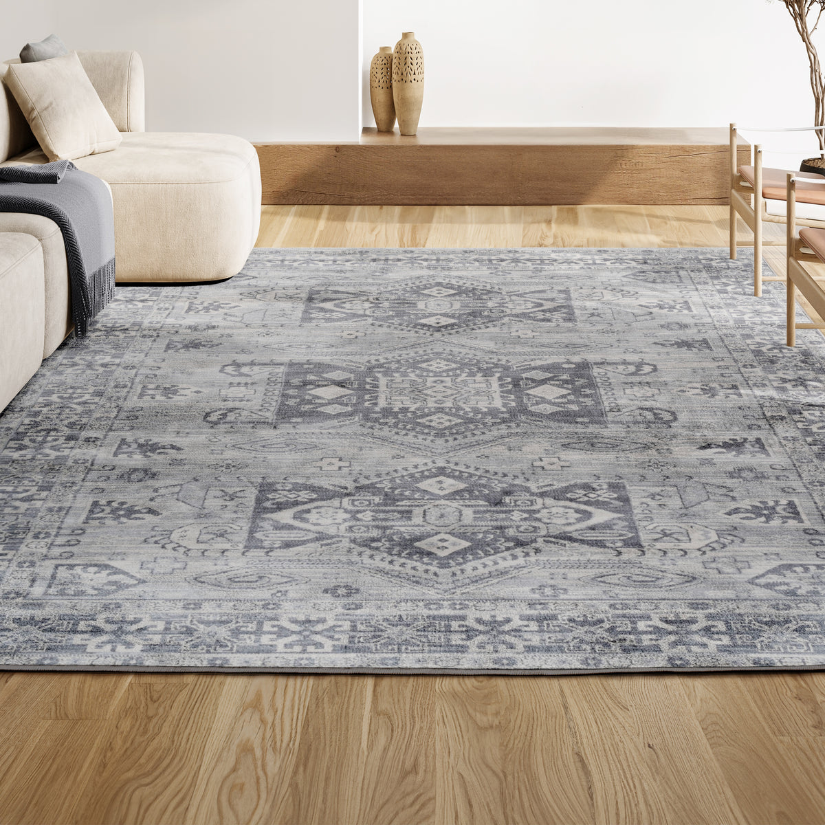 Lucca Modern Persian Vintage Moroccan Area Rug