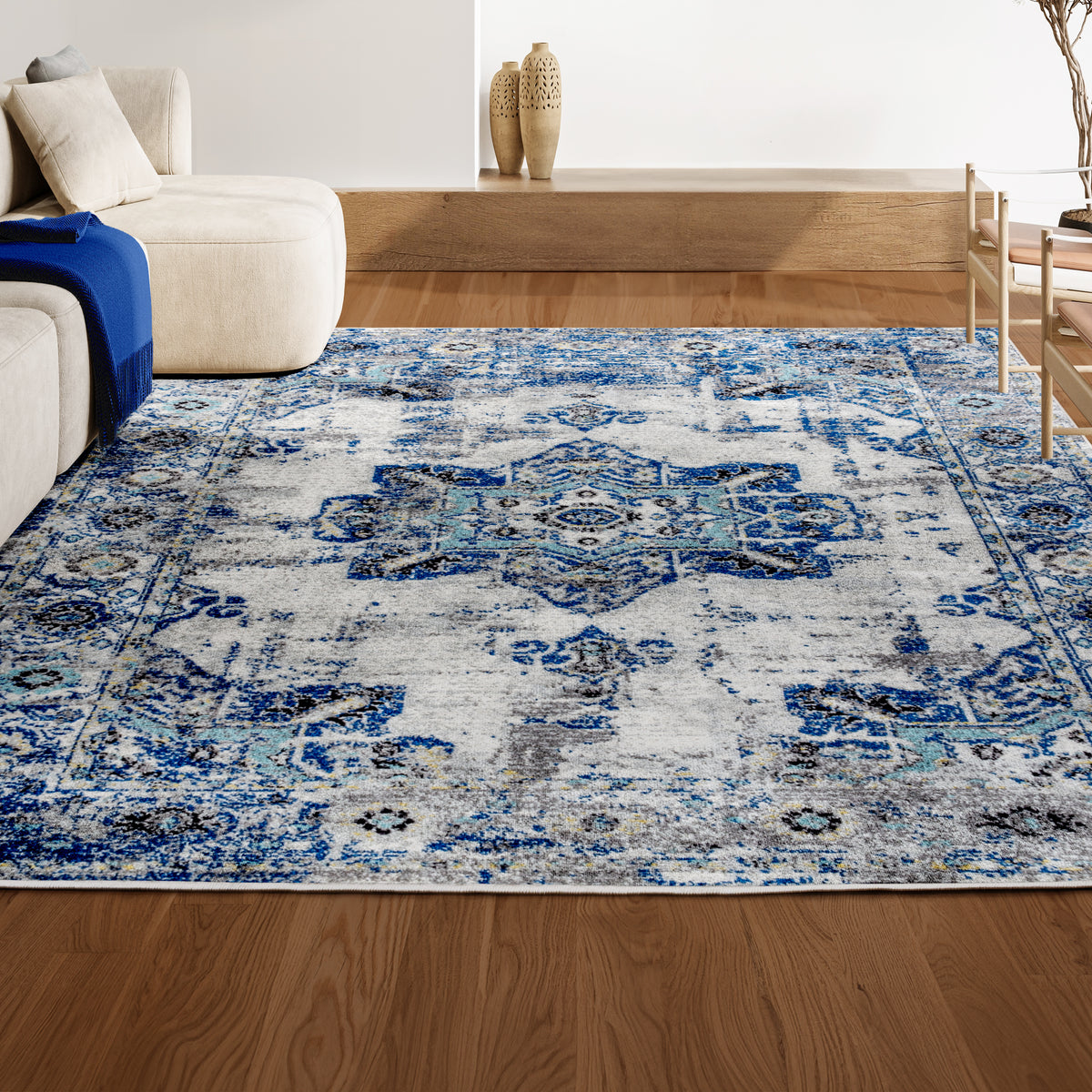 Charlotte Modern Persian Boho Vintage Area Rug