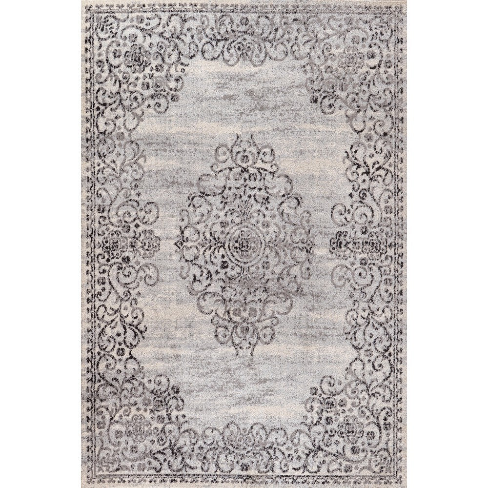 Delphinus Minori Filigree Medallion Area Rug