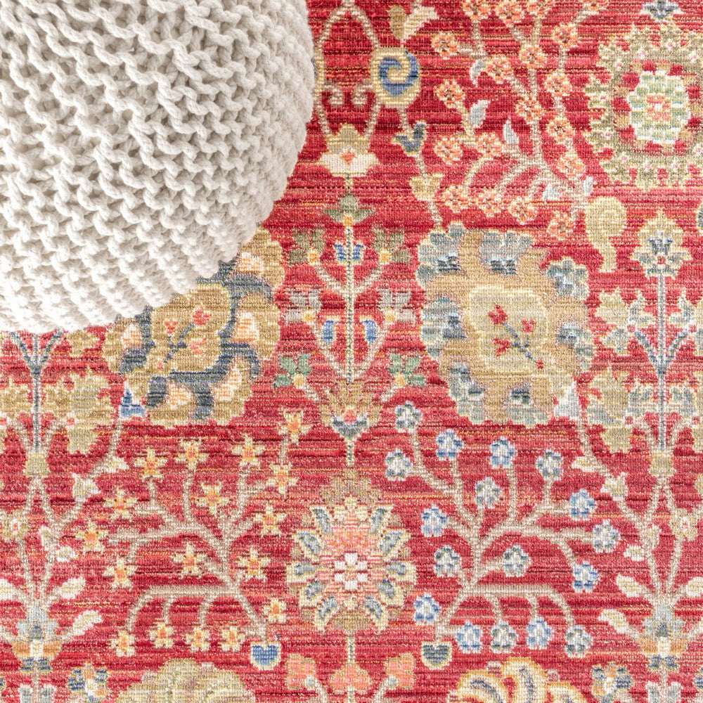 Timor India Flower and Vine Area Rug