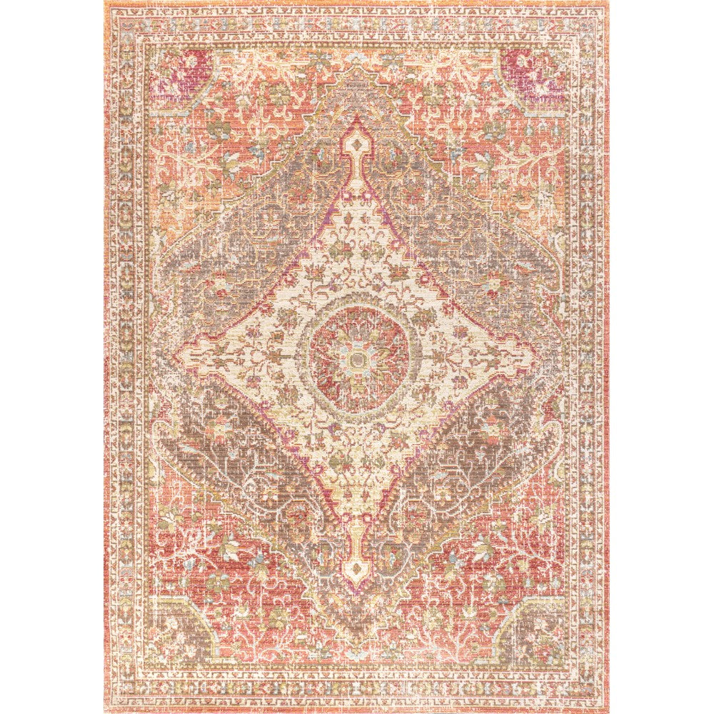 Rabida Petras Modern Ornate Medallion Area Rug