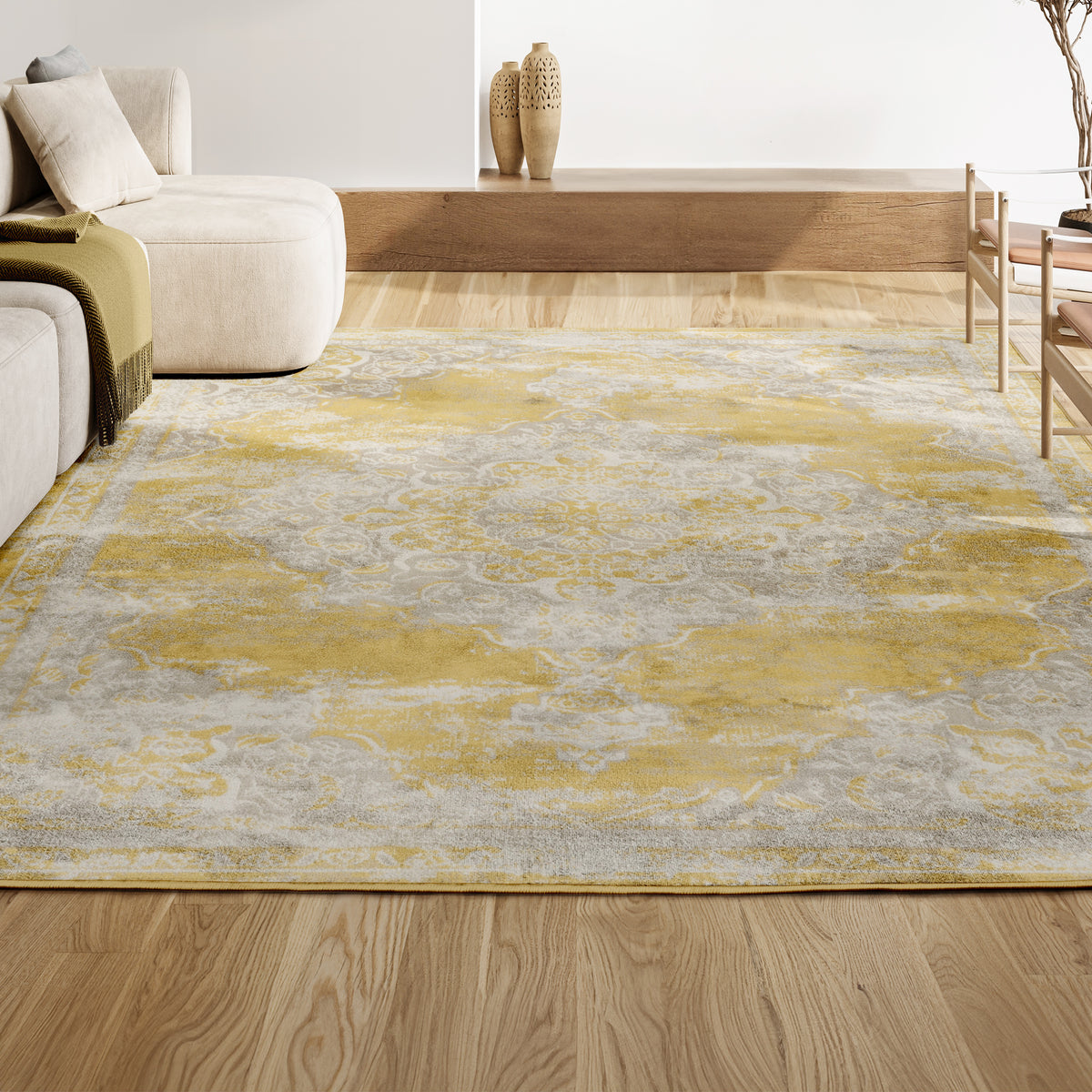 Danube Alhambra Ornate Medallion Modern Area Rug