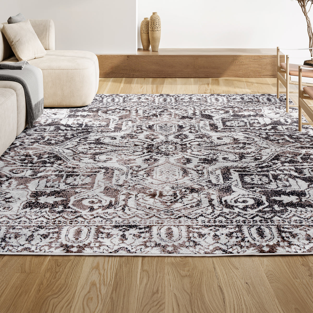 Fada Scala Grand Medallion Ornate Area Rug