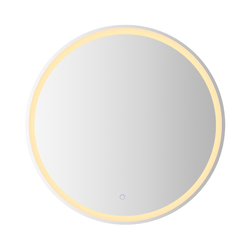 Sammy 27" Round Frameless Anti-Fog LED Vanity Mirror
