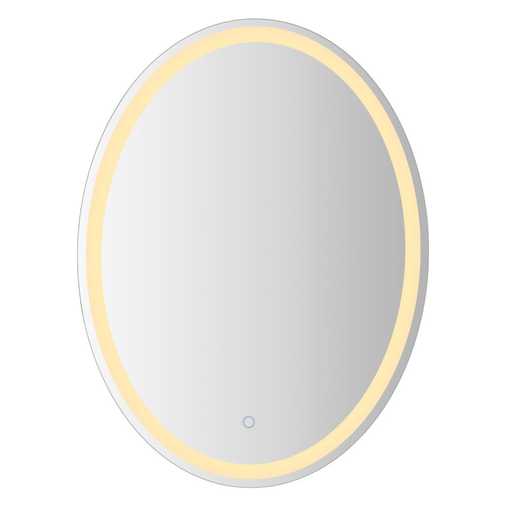 Sammy 27" Round Frameless Anti-Fog LED Vanity Mirror