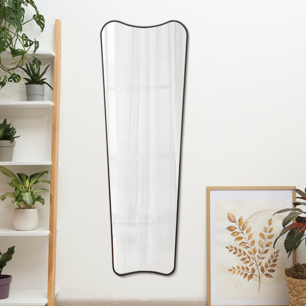 Lee 20 in. W x 59 in. H Large Rectangular Metal Framed Wall Mounted Full-Length Mirror