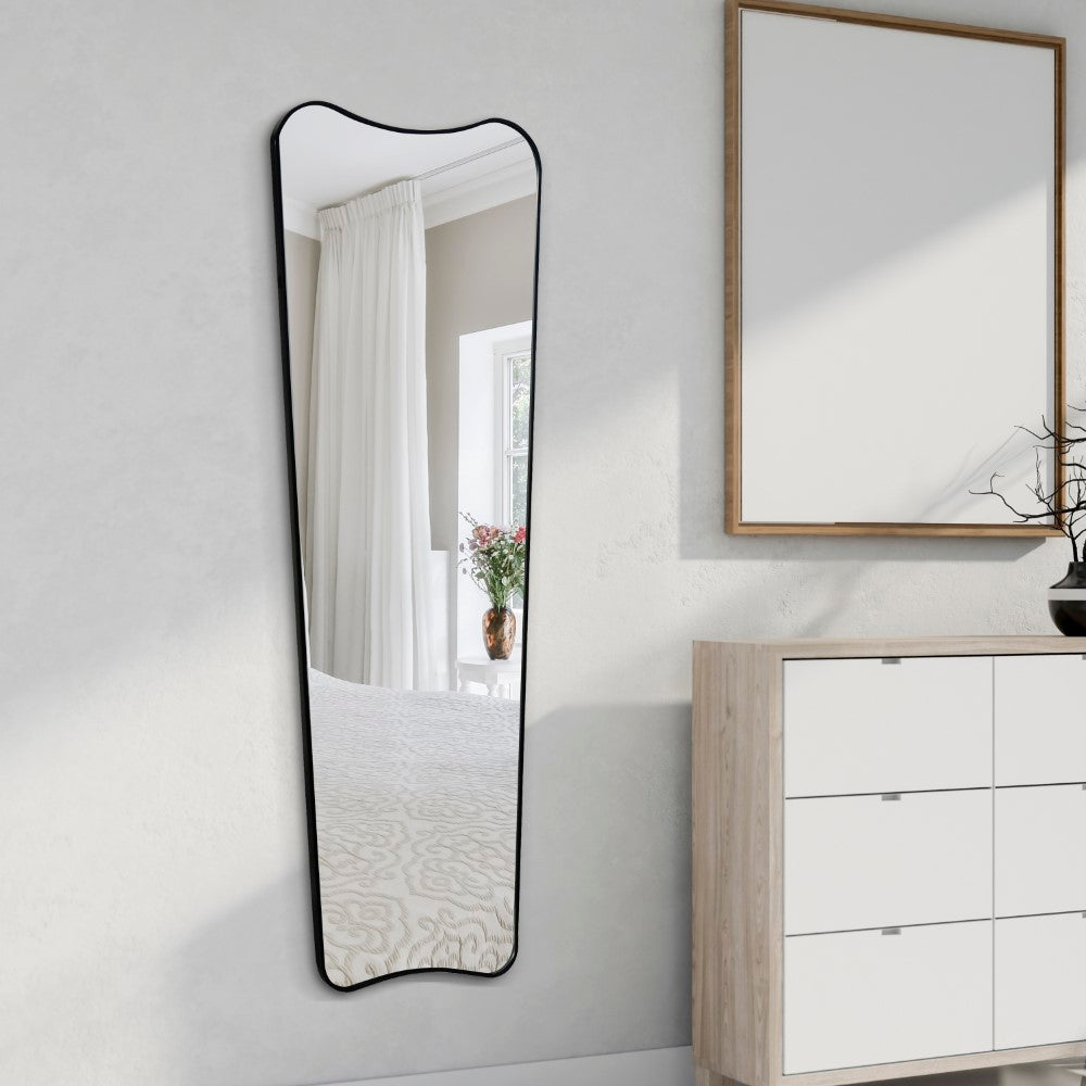 Lee 20 in. W x 59 in. H Large Rectangular Metal Framed Wall Mounted Full-Length Mirror