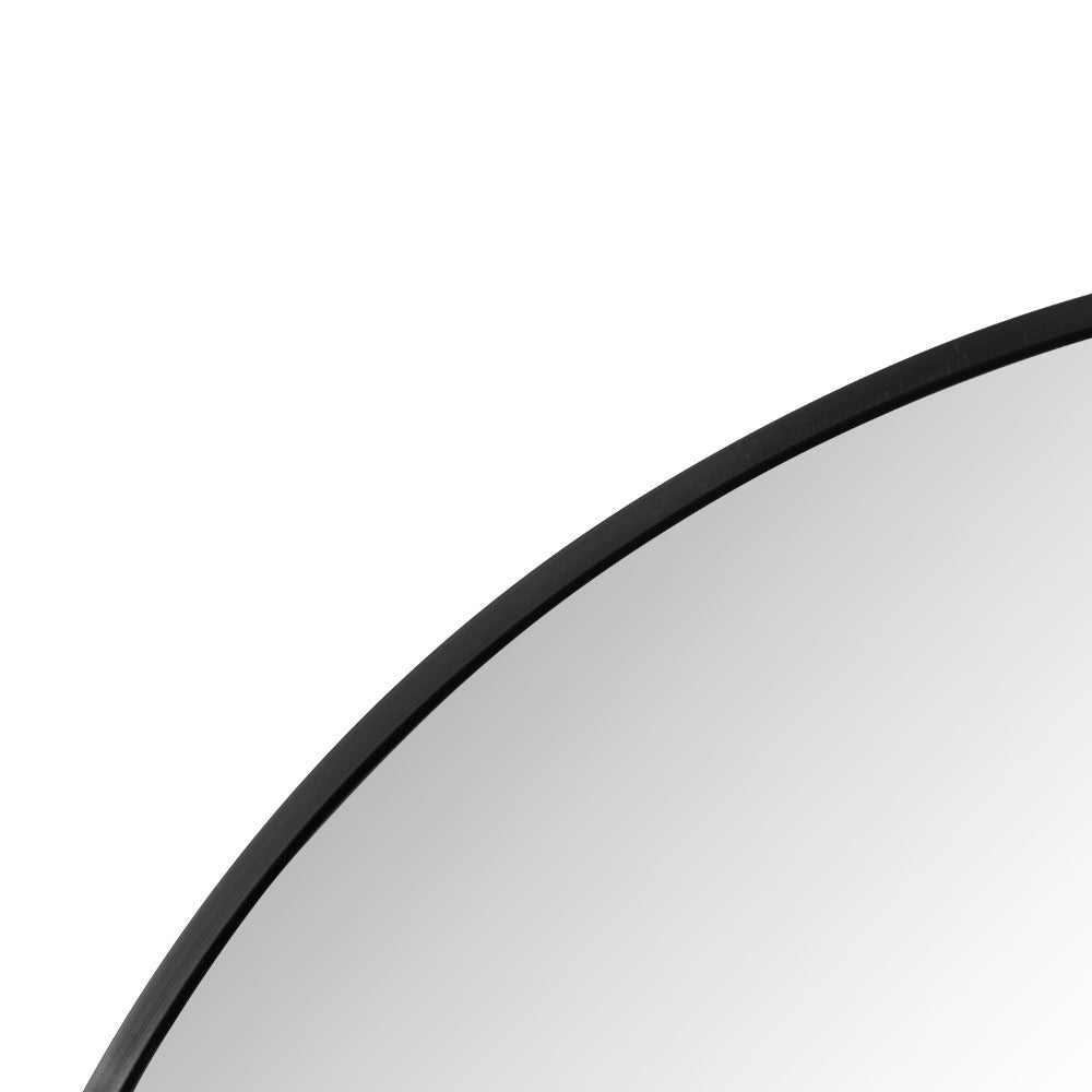 Nova 24 in. W x 36 in. H Medium Oval Metal Framed Wall Mirror