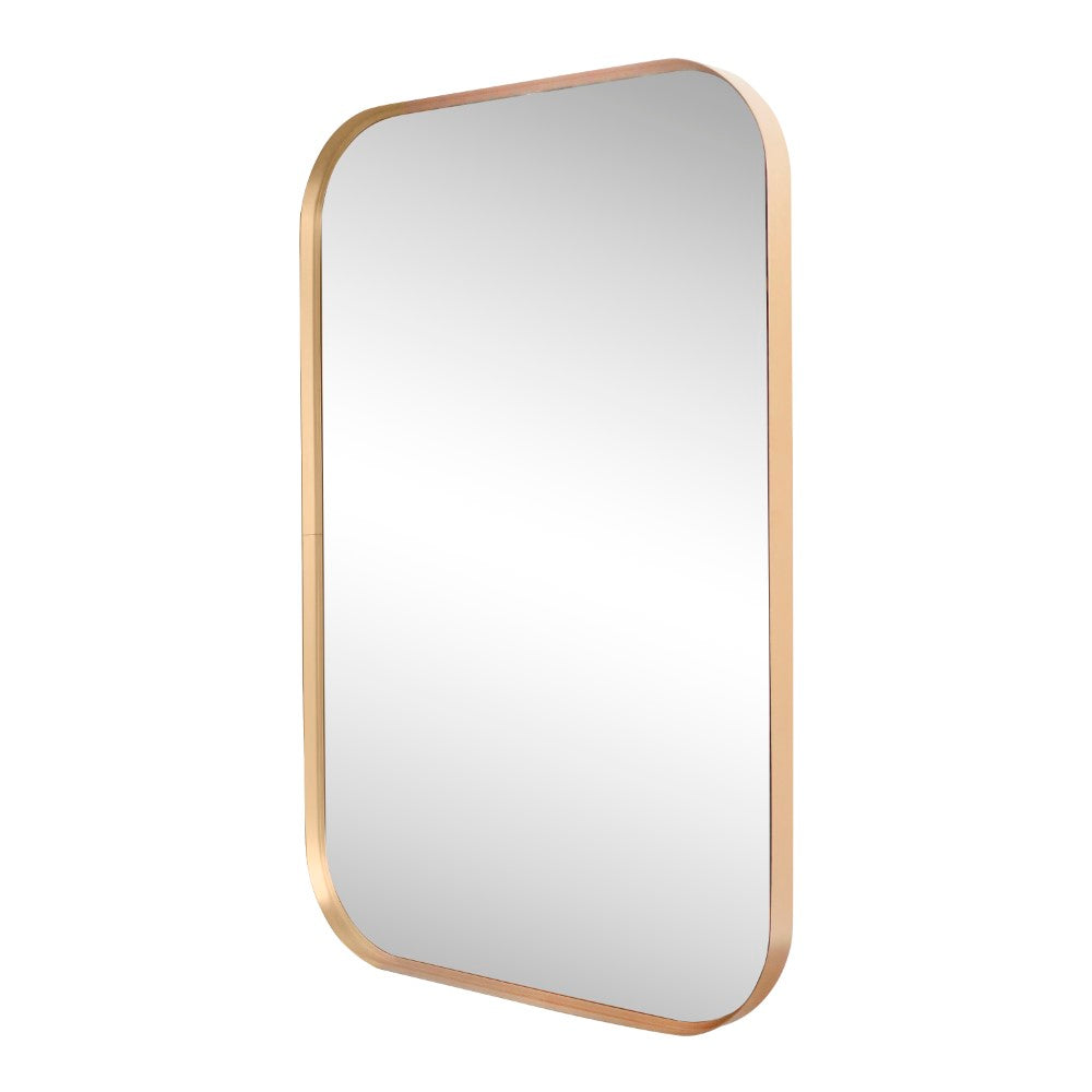 Sivo 24 in. W x 36 in. H Medium Rounded Rectangular Metal Framed Wall Mounted Mirror