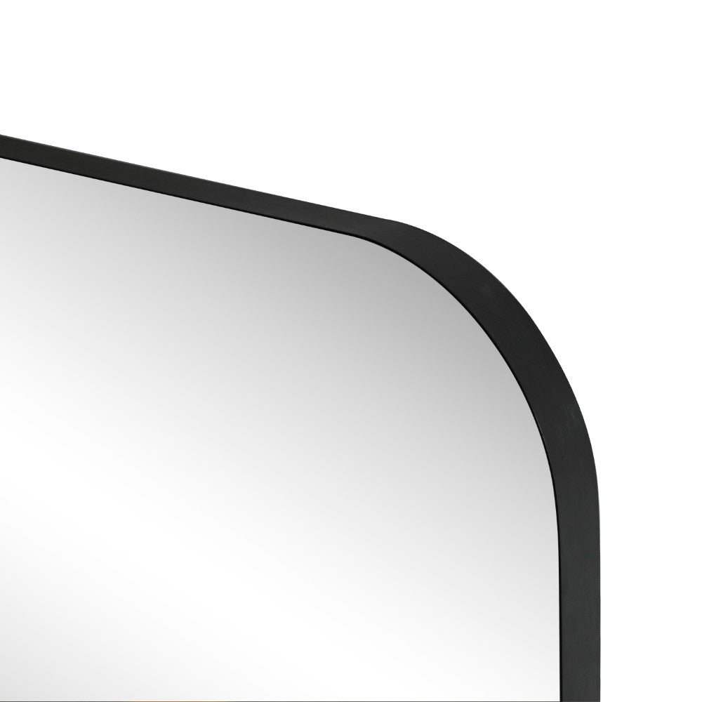 Sivo 24 in. W x 36 in. H Medium Rounded Rectangular Metal Framed Wall Mounted Mirror
