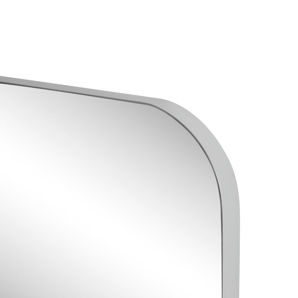 Sivo 24 in. W x 36 in. H Medium Rounded Rectangular Metal Framed Wall Mounted Mirror