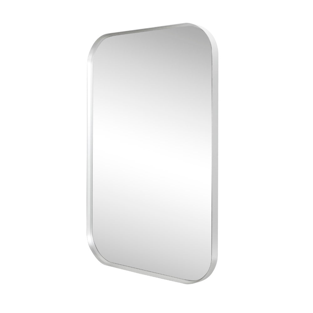Sivo 24 in. W x 36 in. H Medium Rounded Rectangular Metal Framed Wall Mounted Mirror