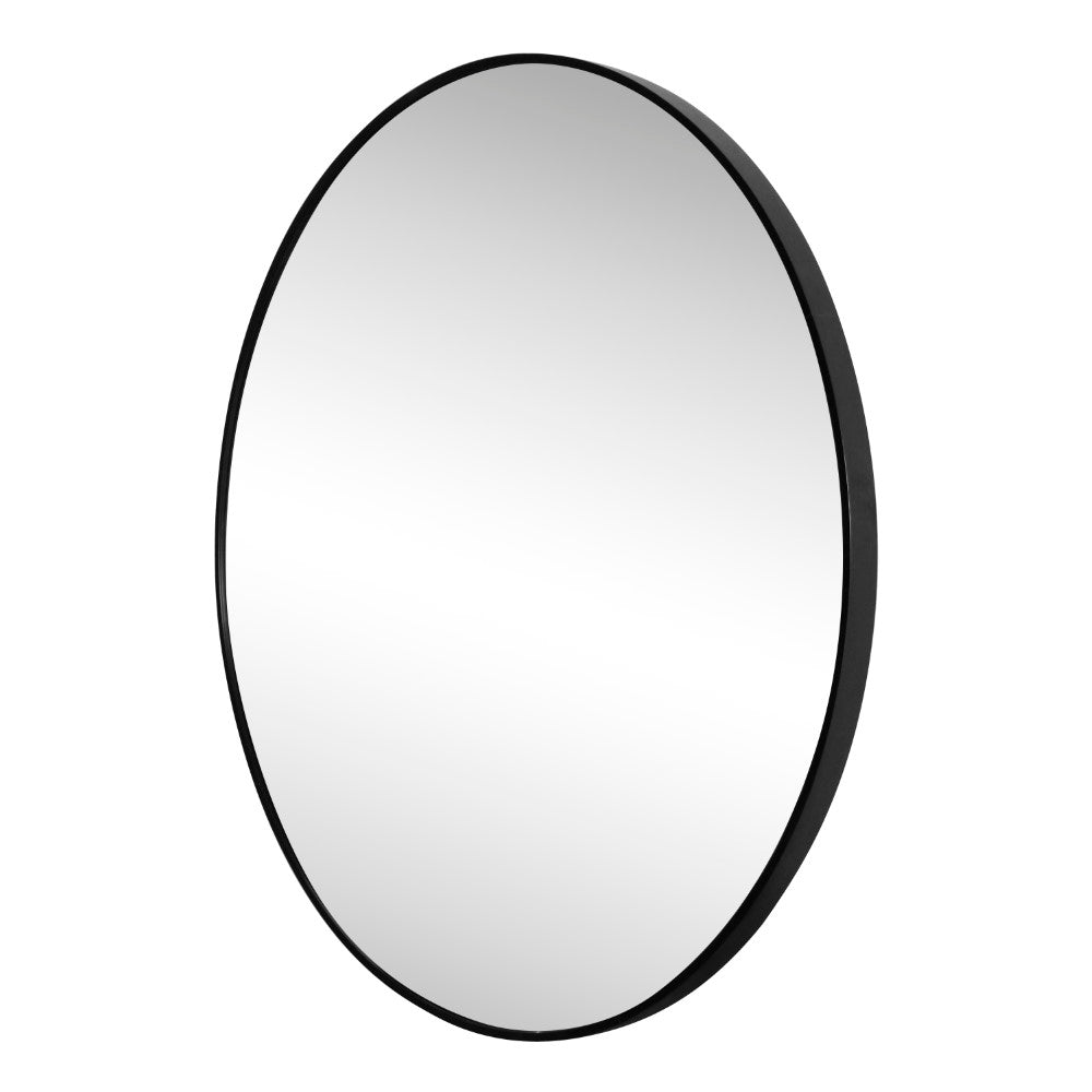 Bloomridge Circle Aluminum Alloy Framed Wall Mounted Mirror