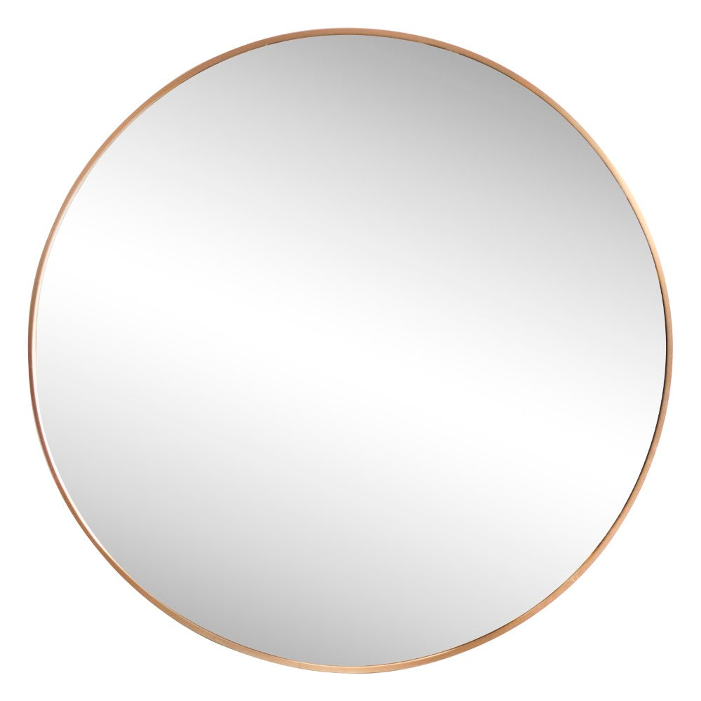 Bloomridge Circle Aluminum Alloy Framed Wall Mounted Mirror