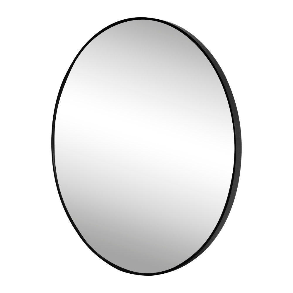 Bloomridge Circle Aluminum Alloy Framed Wall Mounted Mirror
