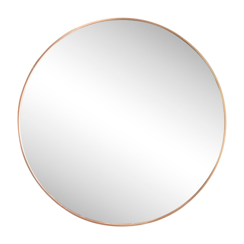 Bloomridge Circle Aluminum Alloy Framed Wall Mounted Mirror