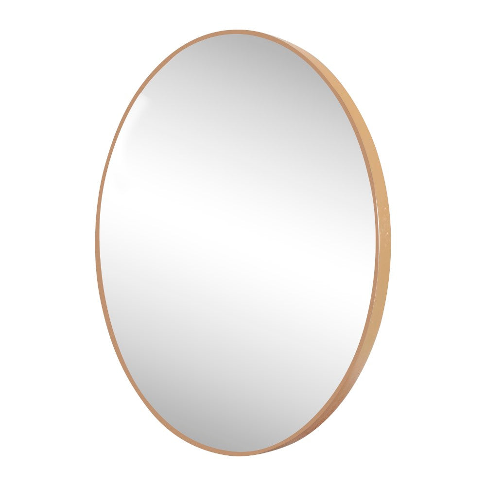 Bloomridge Circle Aluminum Alloy Framed Wall Mounted Mirror