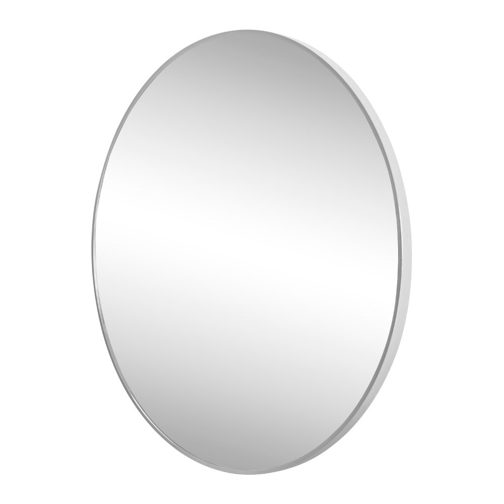 Bloomridge Circle Aluminum Alloy Framed Wall Mounted Mirror