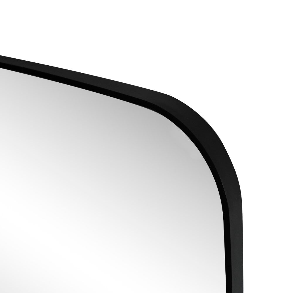 Petalroot 24 in. W x 36 in. H Medium Capsule Oblong Oval Aluminum Alloy Framed Wall Mounted Mirror