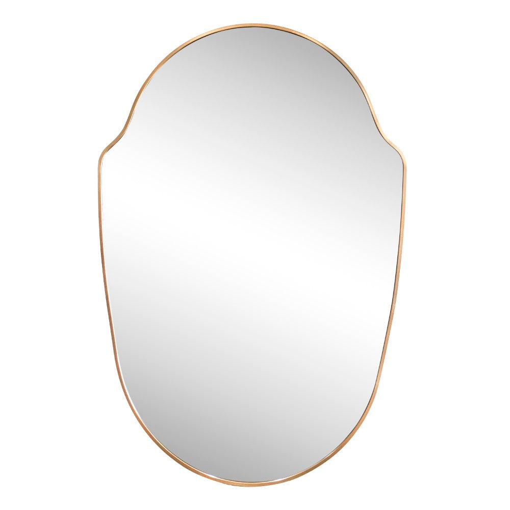 Auralith 24 in. W x 36 in. H Medium Shield Aluminum Alloy Framed Wall Mounted Mirror