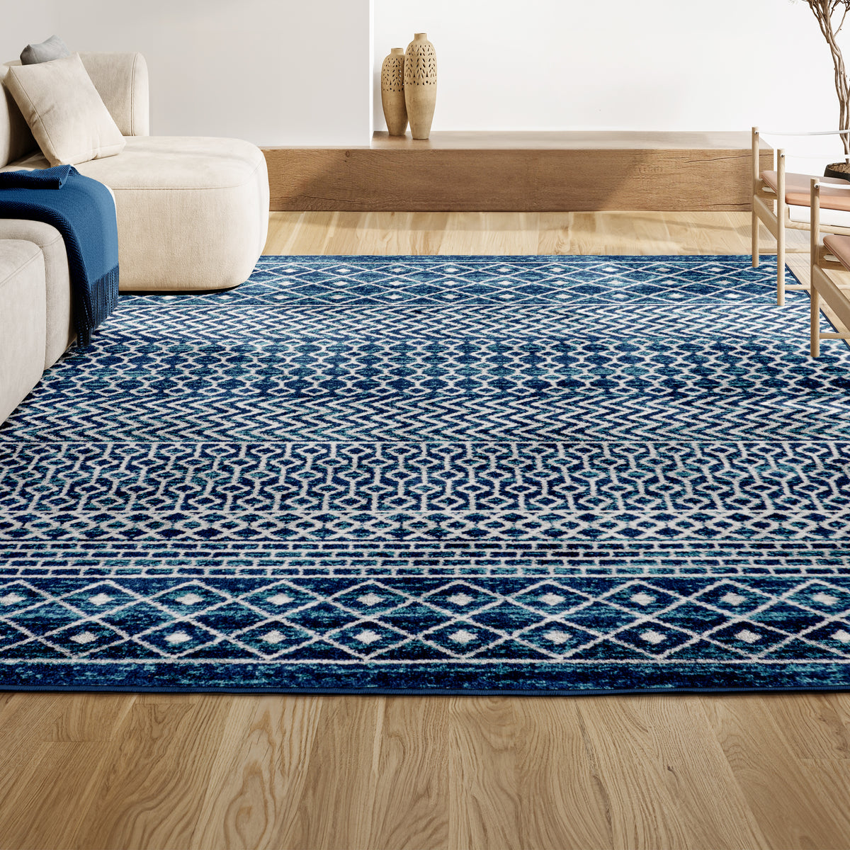 Valerie moroccan Vintage Geometric Rug Area Rug