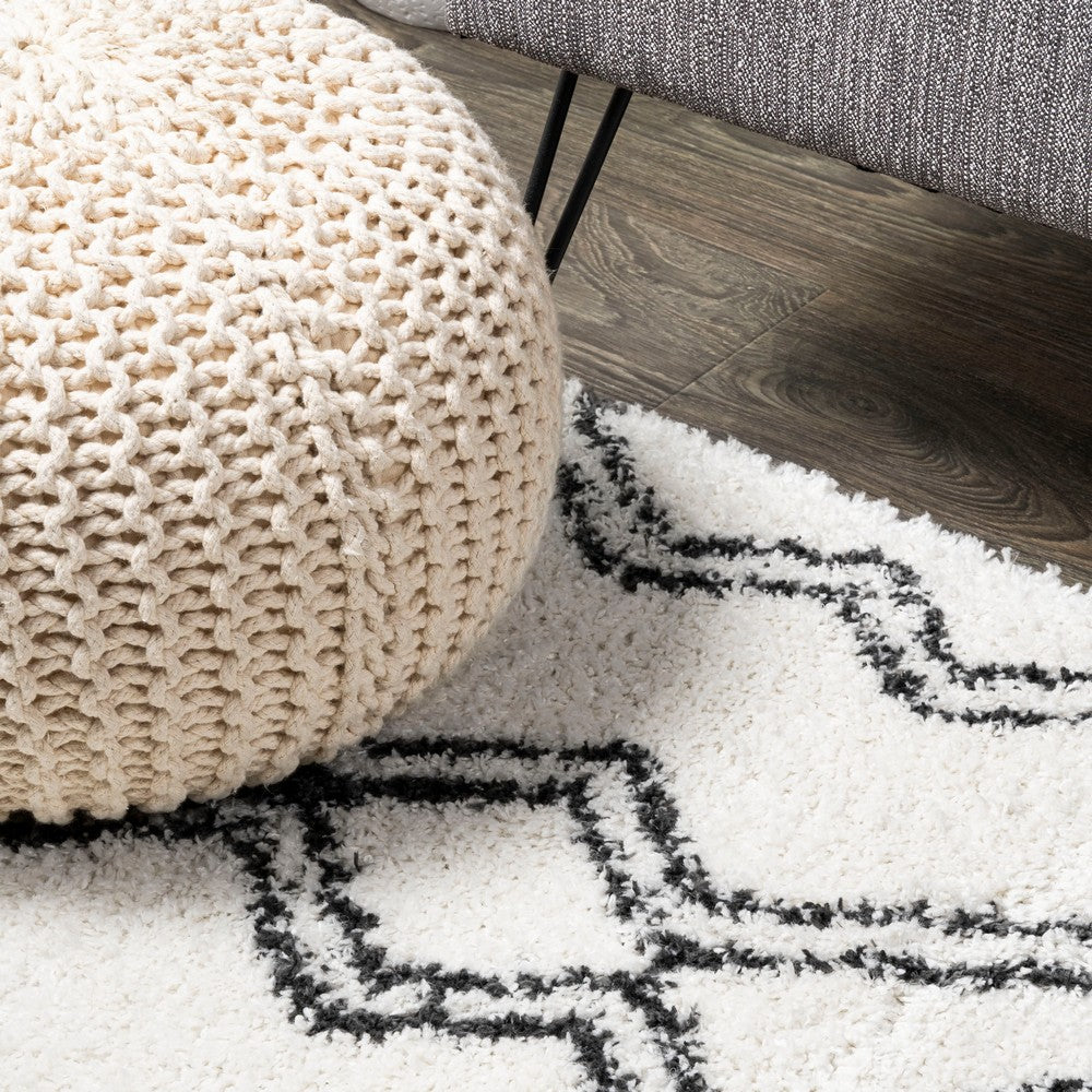 Porirua Deia Moroccan Style Diamond Area Rug