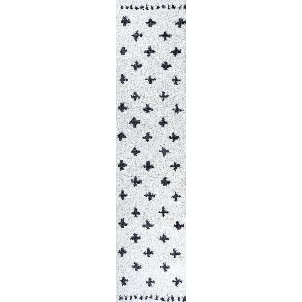 Rotorua Cristo Berber Geometric Shag Area Rug