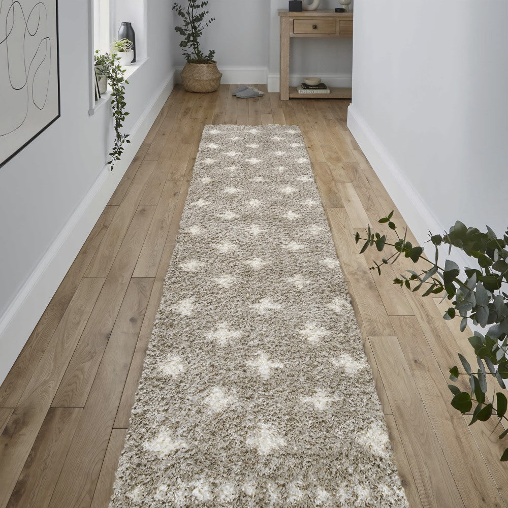 Rotorua Cristo Berber Geometric Shag Area Rug