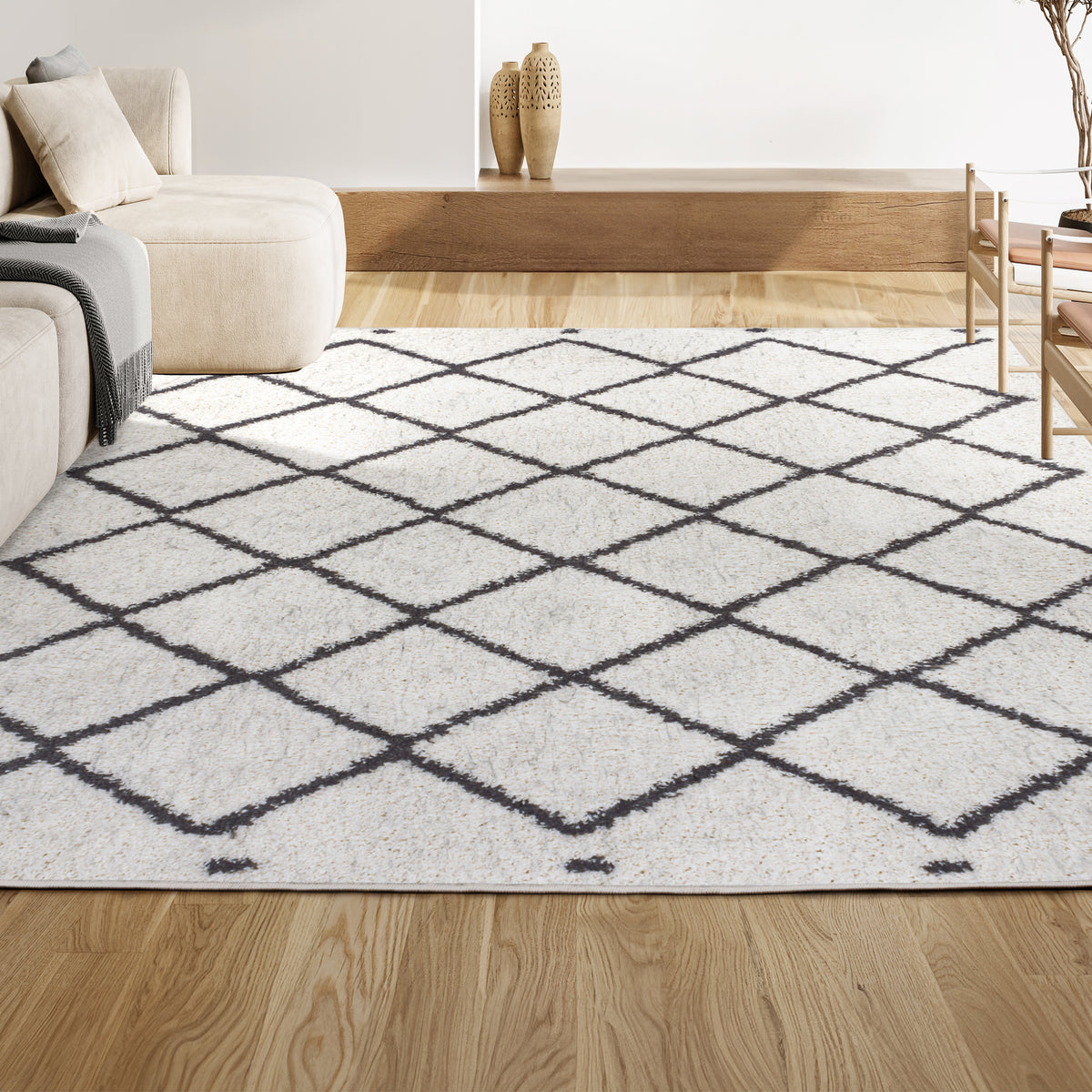Whanganui Cami Moroccan Style Diamond Area Rug