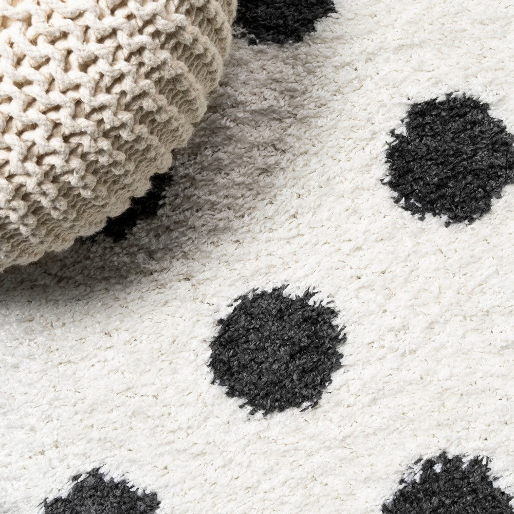 Gisborne Pere Modern Dot Shag Area Rug