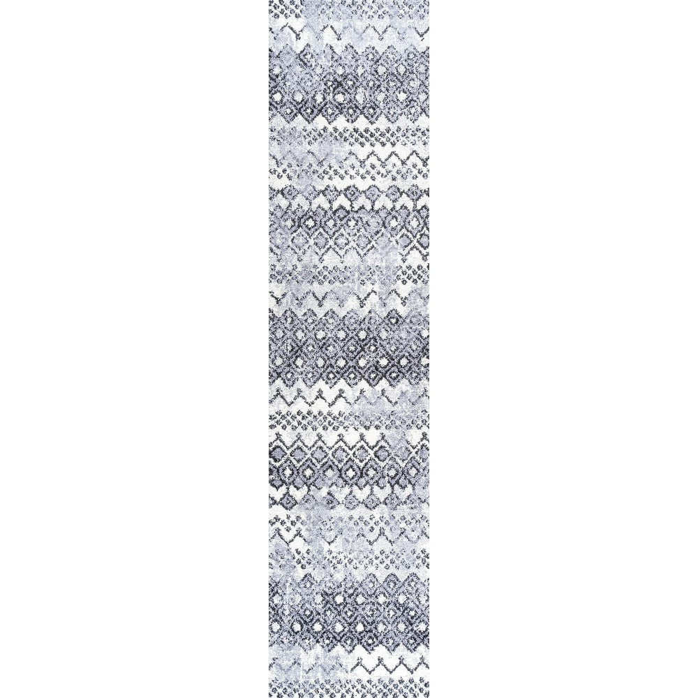 Bourke Azmar Moroccan Geometric Distressed Area Rug