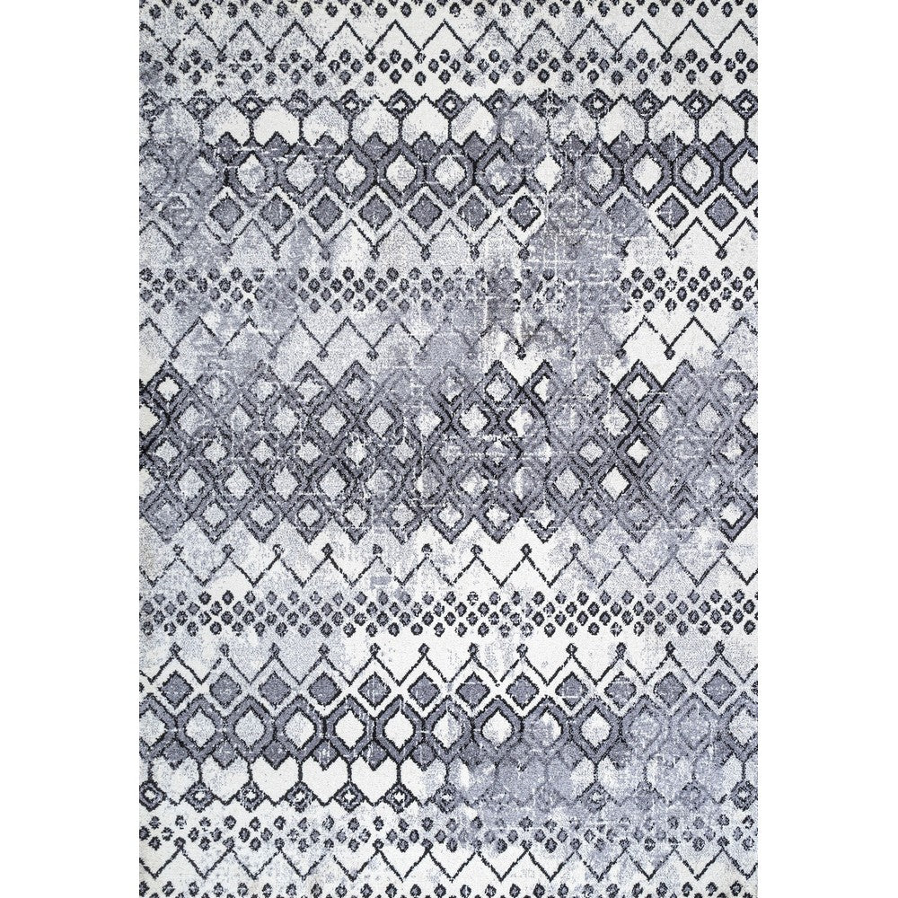 Bourke Azmar Moroccan Geometric Distressed Area Rug